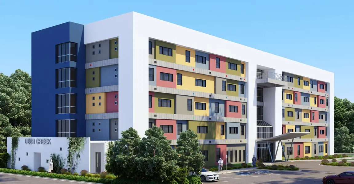 Deer Creek Apartments Exterior Rendering