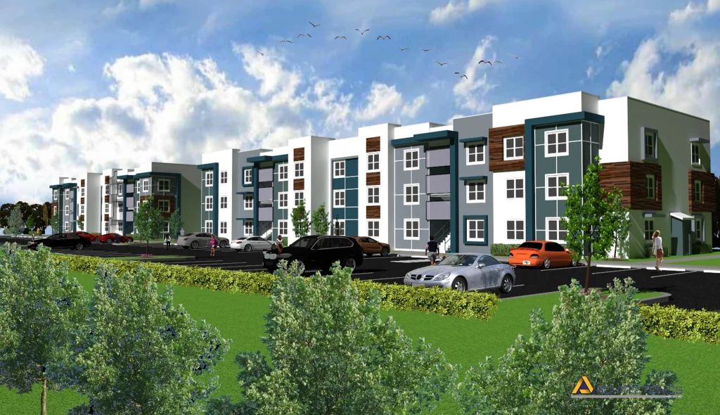 Falcon Trace Exterior Rendering